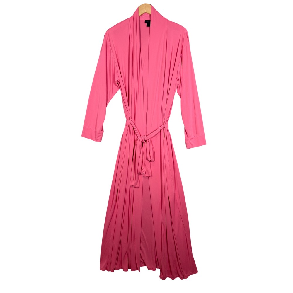 Natori Robe Long Kimono Wrap Pink‎ Size Large* Girly! Read!